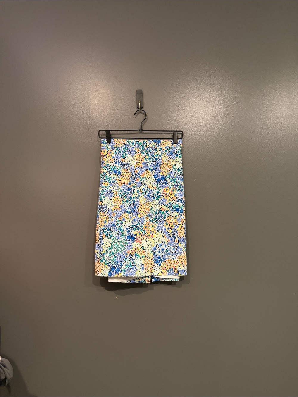 J. Crew Factory Multicolor Floral Pencil Skirt